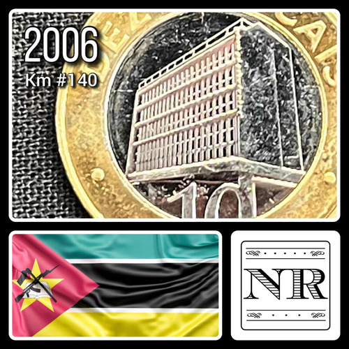 Mozambique - 10 Meticais - Año  2006 - Km #140 - Edificio