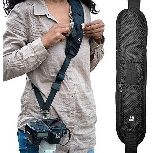 Hiiguy Camera Strap Dslr Nikon L Canon, Correa De Cuello Ext