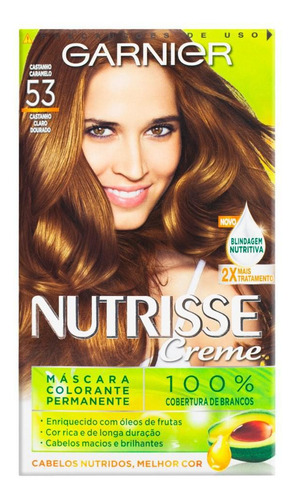 Tintura Nutrisse Castanho Claro Dourado 53 Garnier