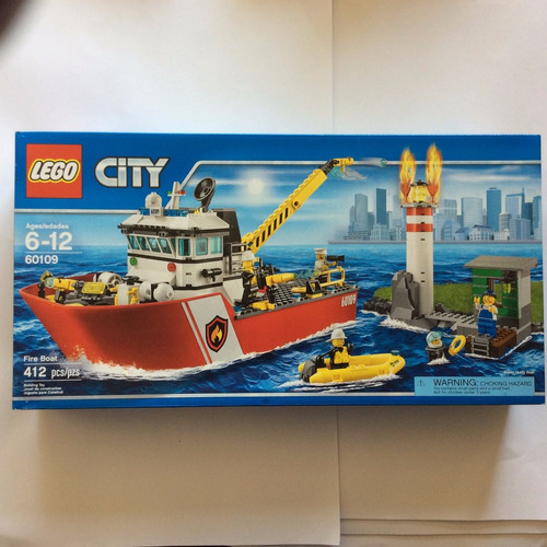 Lego City Barco De Bomberos