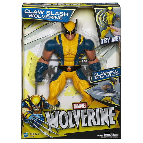 Wolverine Hasbro Figura 20 Cm Electronic Marvel Claw Slash