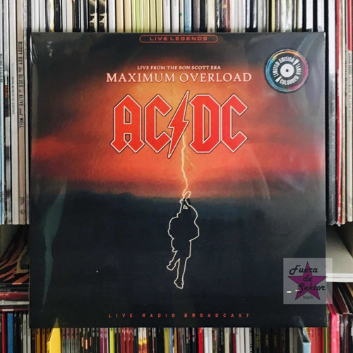 Vinilo Ac/dc Maximum Overload Live Coloured Vinyl Eu Import.