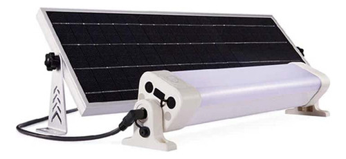 Lum Ext Solar Led 6w 3.7vcd 5hrs Control Remoto Salida Usb N