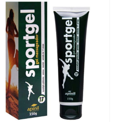  Gel Massagem Apinil Sportgel Bisnaga 150gr