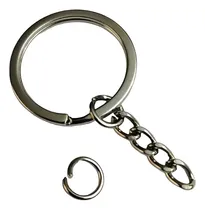 Comprar Argollas Para Llavero 25mm Con Cadena Y Aros Unión X1,000 Pc