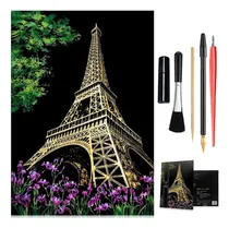 Comprar Set De Pintura En Papel Scratch Art Con Herramientas, Scratc