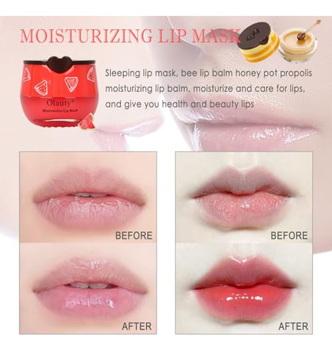 8 Pzas Bálsamo Labial De Abeja Mascarilla De Labios Con Tarr