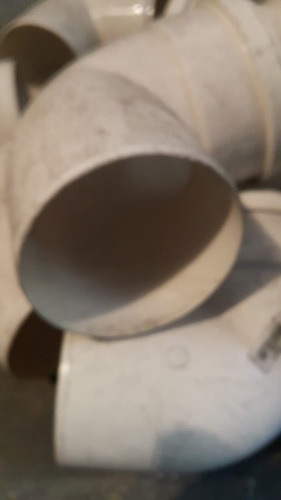 Lote 10 Codos Pvc 90 Grados 100 Milimetros Macho Hembra (Usado)