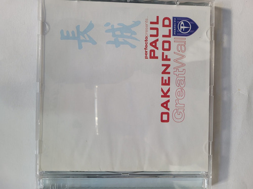Cd,paul Oakenfold,great Wall,2cd,made In Argentina  