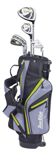 Set Juego Palos De Golf Junior 7 A 10 Años Tour Edge Hl 5 P Color Verde Lima