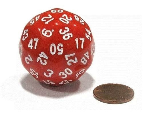 Dados Poliédrico 60 Caras 35mm Juegos Rol Casino Matemáticas