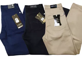 Pantalon Dril Clasico Hombre X3 Unidades