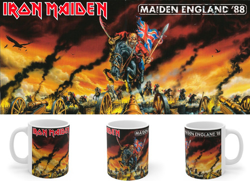 Rnm-0462 Taza Tazon Iron Maiden Maiden England 1988