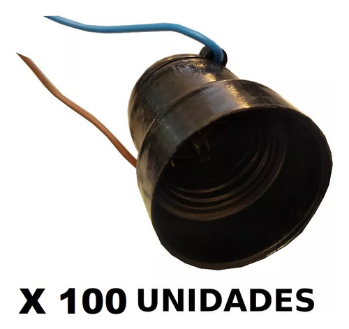 Portalampara Con Chicote X 100 Unidades