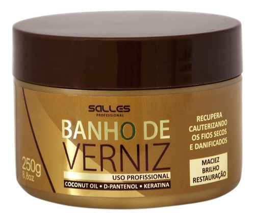 Máscara Banho De Verniz Premium 250g