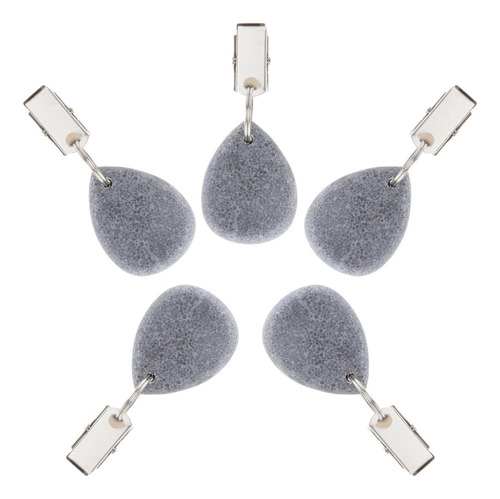 6 X 5x Mantel Pesas Al Aire Libre Familia Metal Clip Picnic