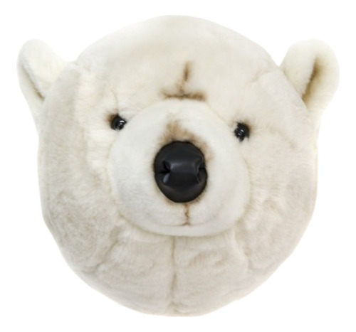 Cabeça De Parede Pelúcia Urso Polar Basile Wild & Soft