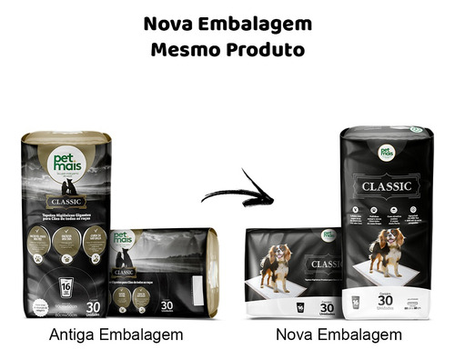 Tapete Higiênico Classic 90x60 30 Unidades Petmais Promoção!