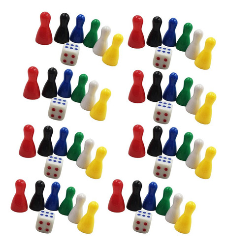 48 Piezas Coloridas Piezas De Plástico
