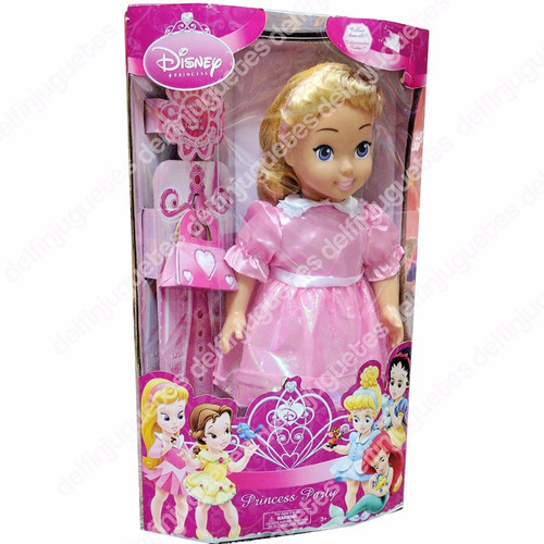 Disney Princesas Princess Party Muñeca Aurora Tela