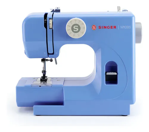Máquina De Costura Portátil Singer M1005 11 Pontos Bivolt Azul-aço ...