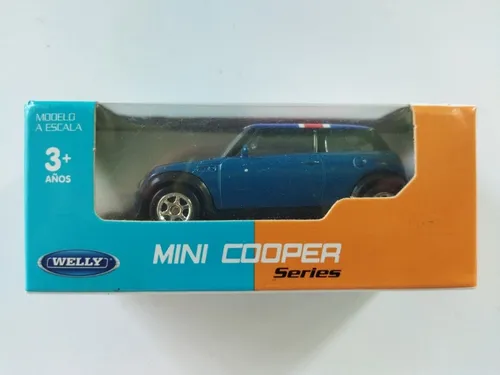 comprar Welly Mini Cooper Series Inglaterra Azul 1\u002F64