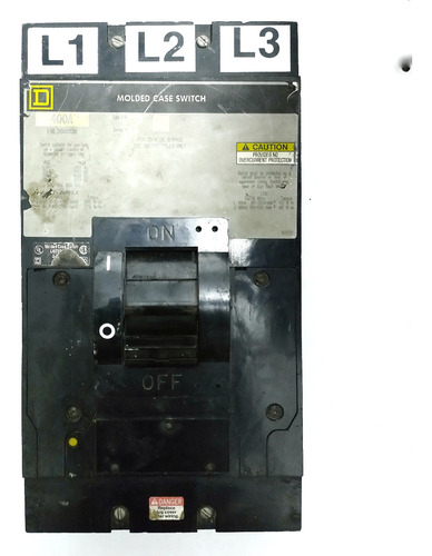 Breaker Trifasico 400 Amp / 600 Vac