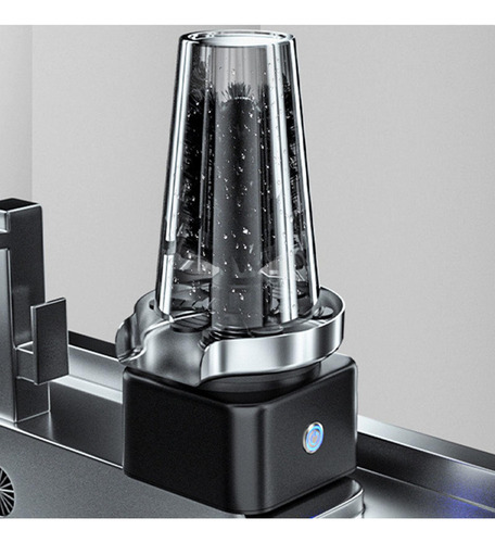Enjuagadora Automática De Vasos De Vidrio Con Cepillo Negro
