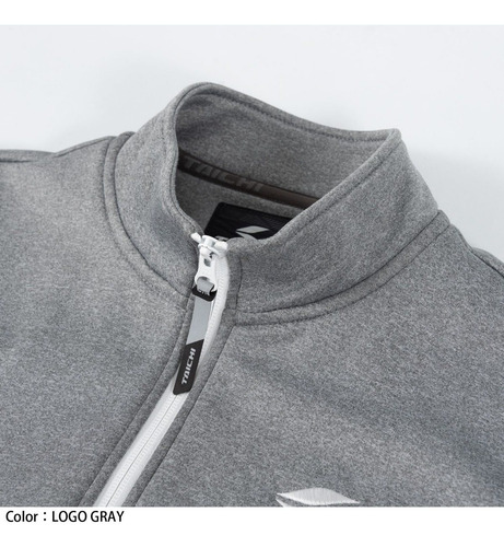 Imagen 3 de 5 de Campera Interior Térmica Rs-taichi Warmride Zip Logo Gray