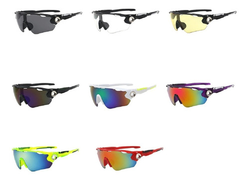 Oculos Esportiv Sol Ciclismo Corrida Uv400 C/saco Polarizado