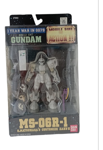 Gundam Mobile Suit Ms-06 R1 Articulada Bandai