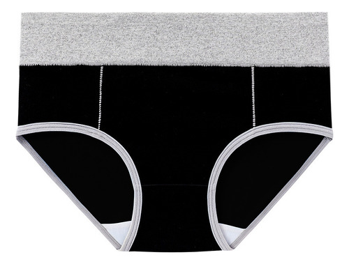 Calzoncillo Mujer Cintura Alta Braga Cómoda Algodón 5 Piezas