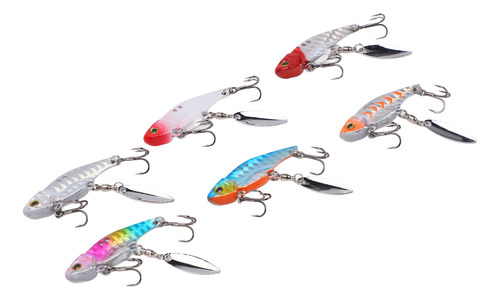 Cebo Artificial Duro De 5 Cm, 6 Unidades, Señuelo De Pesca C