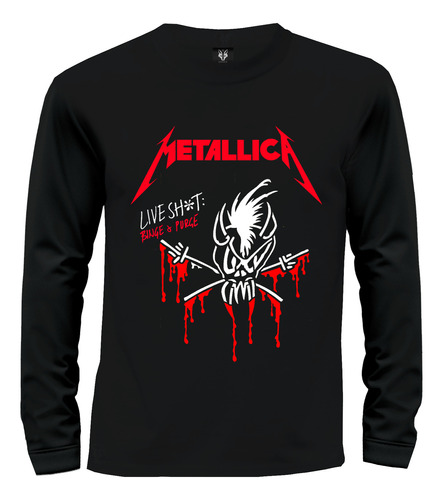 Camiseta Camibuzo Rock Metal Metallica Binge Y Purge