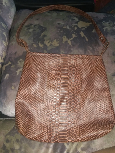 Hermosa Cartera Símil Reptil Tipo Croco , Sin Uso ,liquido!!