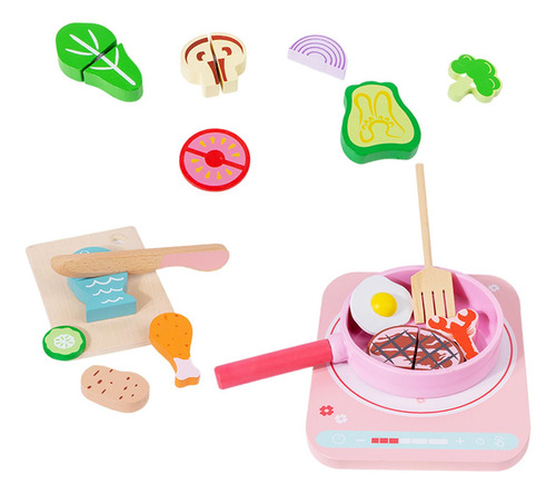 Cocina Playset Jugar Comida Cortar Frutas Verduras Para