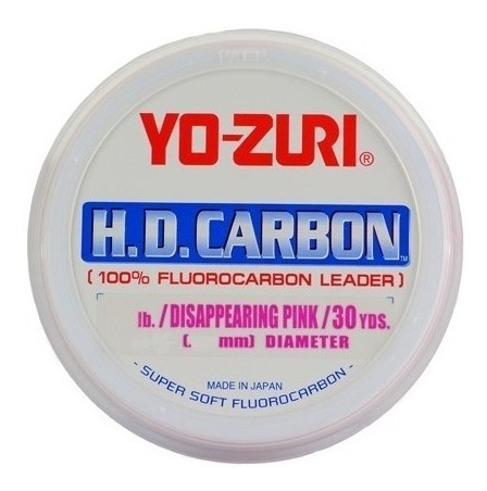 Lider Pesca Fluorocarbon Yo-zuri 20lbs 30yds Rosa Hd20lb-dp