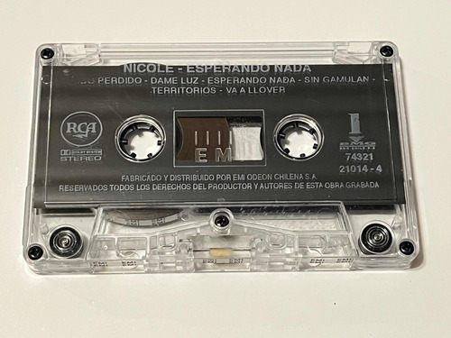 Cassette Nicole / Esperando Nada ( Sin Caratula)