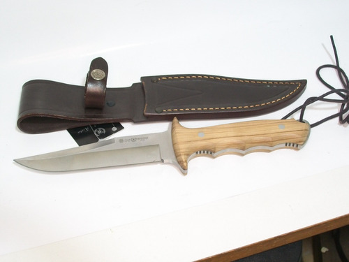 Cuchillo Nieto Apache 14.5cm Caza Pesca Cuero