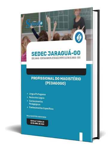 Apostila Sedec Jaraguá Go 2024 Profissional Do Magistério