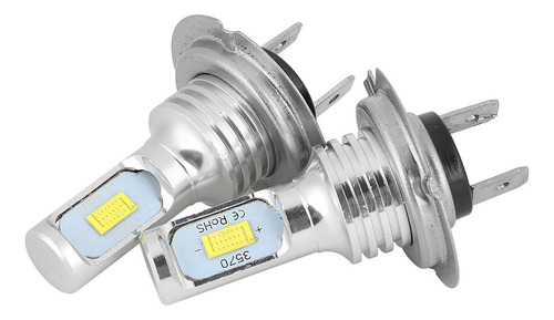 Para 2pcs 80w 6000k H7 Led Coche Niebla Luz Blanca 12-24v /