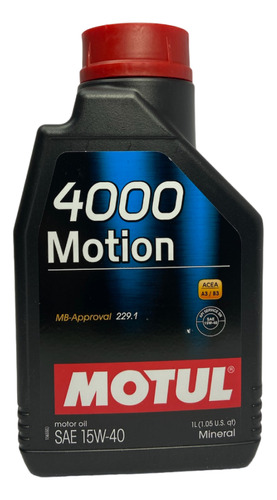 Aceite Motul 15w40 4000 Motion 