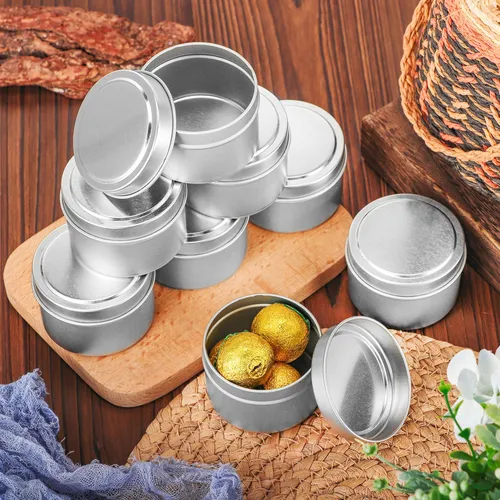Botinxis Paquete De 24 Latas De Velas Plateadas De 4 Onzas,.