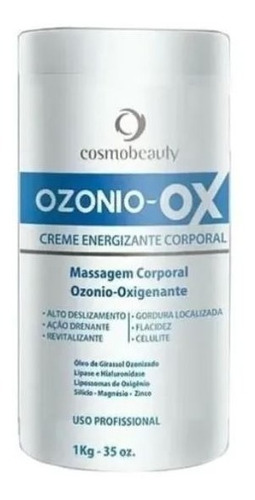 Ozonio Ox Creme Energizante Corporal 1000g Cosmobeauty