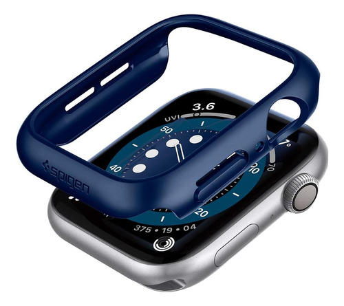 Funda Spigen Apple Watch 6/5/4/se 44mm Thin Fit Azul
