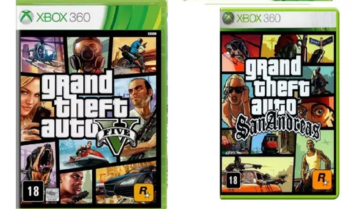 Console xbox 360 desbloqueado com jogo gta5