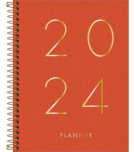 Planner Espiral Ejecutivo Lume Naranjo M7