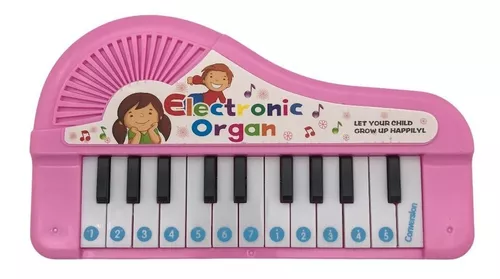 Brinquedo Teclado Infantil Música 22 Teclas Piano 21 Sons