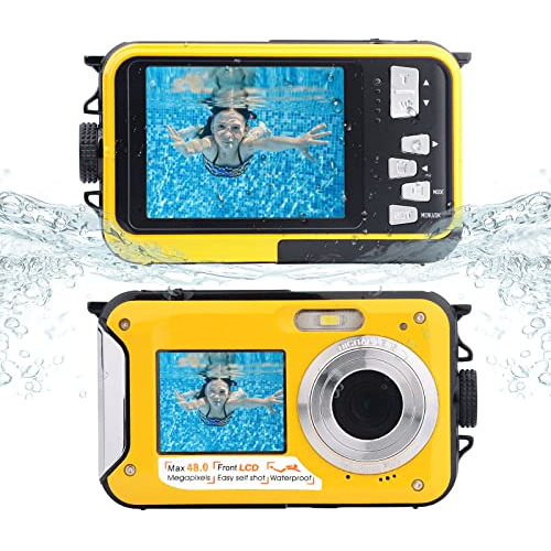 Cámara Digital Impermeable, Cámara Subacuática Para Bucear,