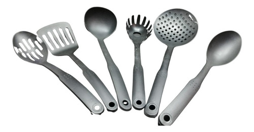 Kit De Cucharas Utensilios De Cocina  Para Antiadherentes